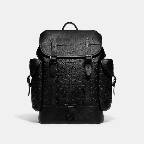 Fashion 4 Coach Hitch Backpack In Signature Leather