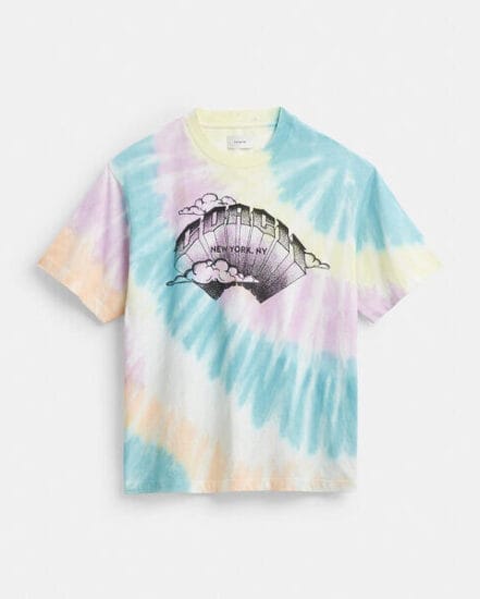 Fashion 4 Coach Tie-Dye Crewneck T-Shirt