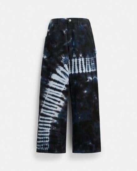 Fashion 4 Coach Tie-Dye Painter Pants In Organic Cotton