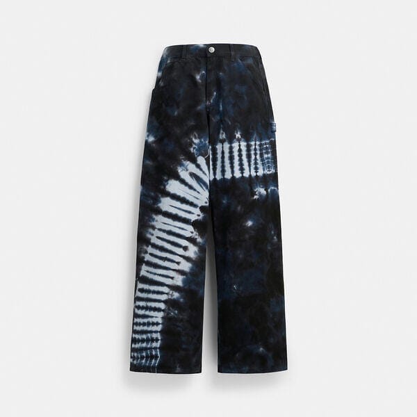 Fashion 4 Coach Tie-Dye Painter Pants In Organic Cotton