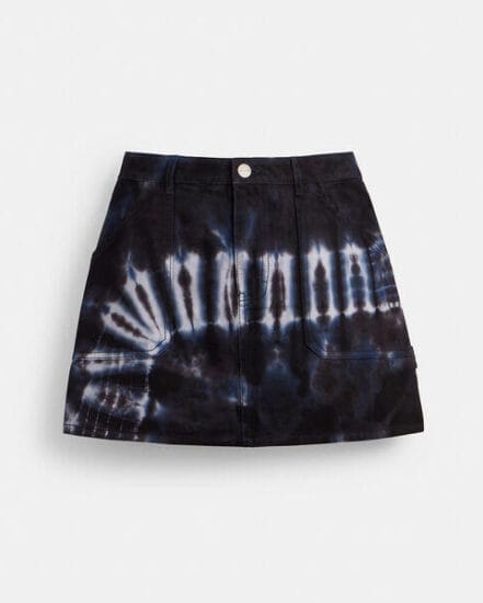 Fashion 4 Coach Tie-Dye Painter Skirt In Organic Cotton