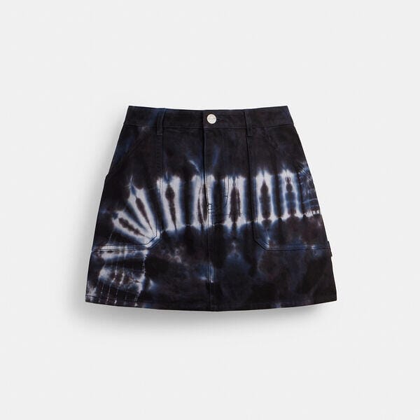 Fashion 4 Coach Tie-Dye Painter Skirt In Organic Cotton