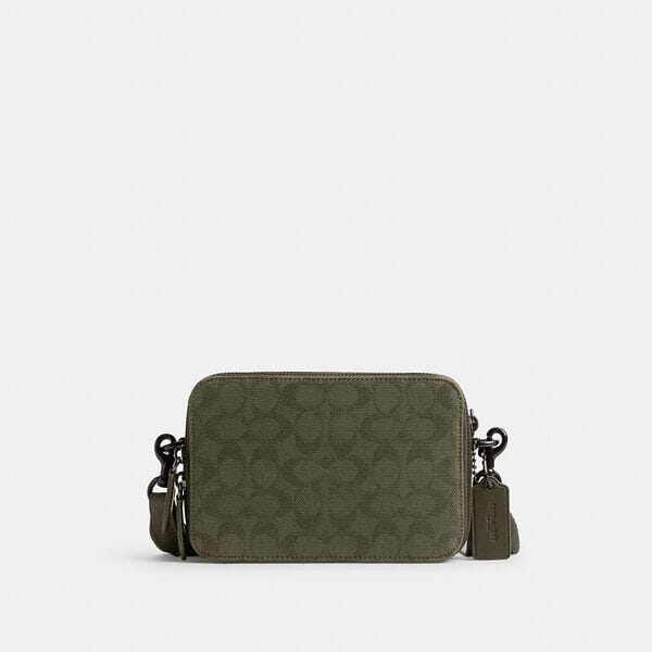 Fashion 4 Coach Charter Crossbody 19 In Signature Canvas Jacquard