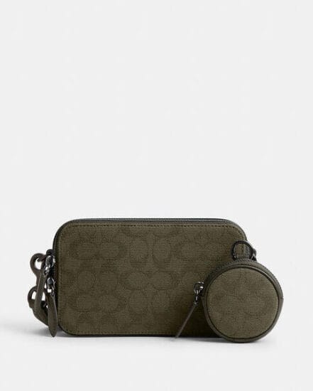 Fashion 4 Coach Charter Slim Crossbody In Signature Canvas Jacquard