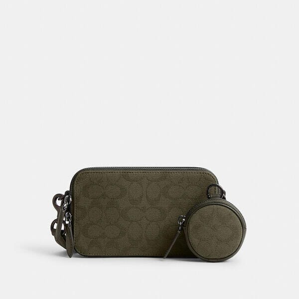 Fashion 4 Coach Charter Slim Crossbody In Signature Canvas Jacquard