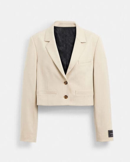 Fashion 4 Coach Cropped Blazer