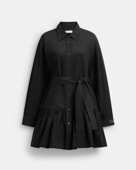 Fashion 4 Coach Shirt Dress In Organic Cotton