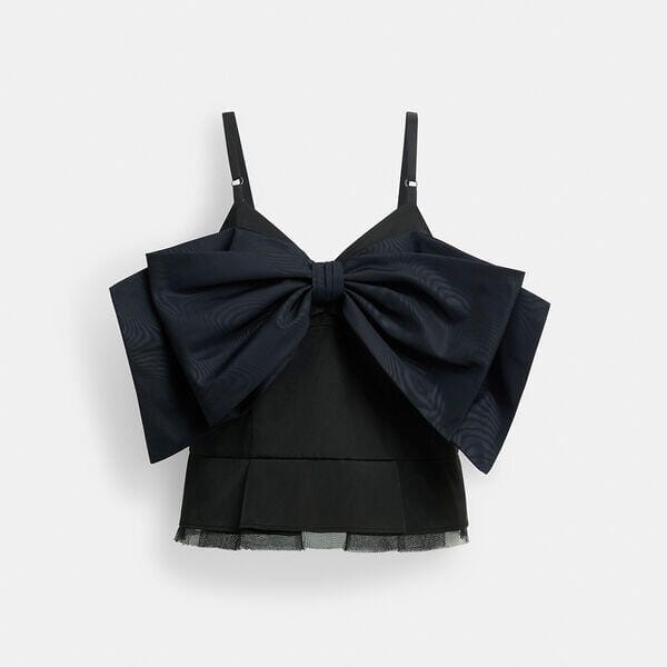 Fashion 4 Coach Taffeta Bow Top