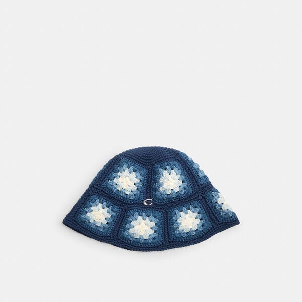 Fashion 4 Coach Tie Dye Crochet Bucket Hat