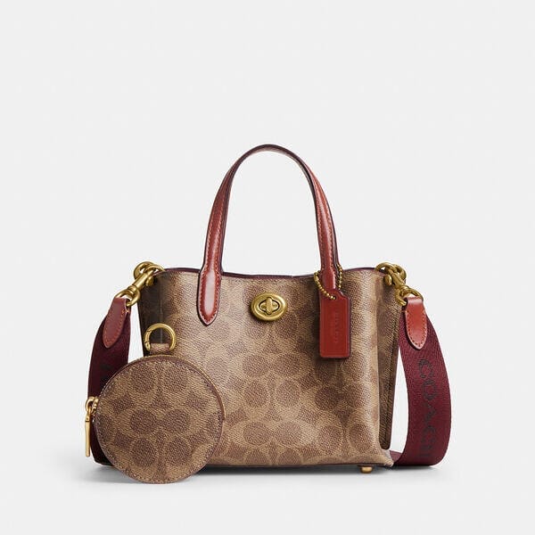 Fashion 4 Coach Willow Tote Bag 18 In Signature Canvas