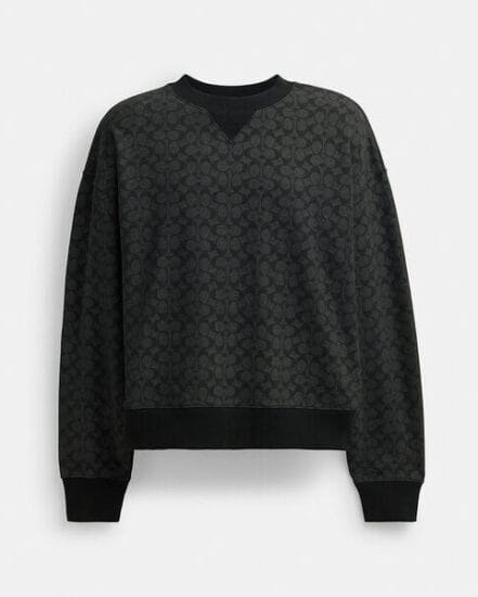 Fashion 4 Coach Essential Signature Crewneck