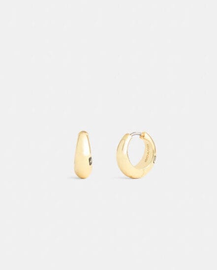 Fashion 4 Coach Hallmark Huggie Earrings