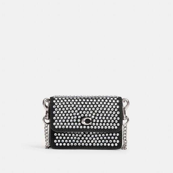 Fashion 4 Coach Essential Half Flap Card Case With Crystal