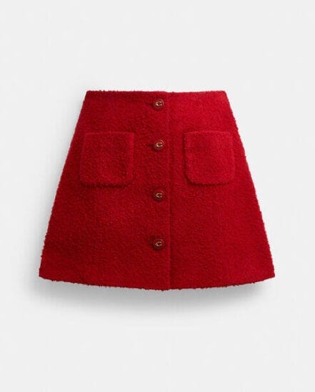 Fashion 4 Coach Boucle Skirt