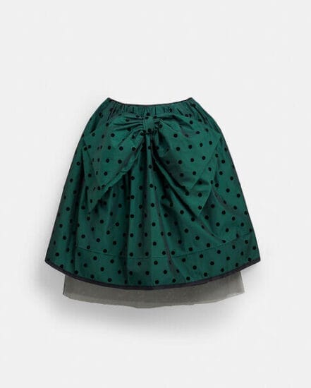 Fashion 4 Coach Flocked Taffeta Skirt