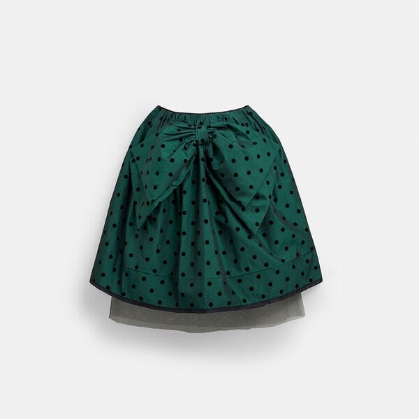 Fashion 4 Coach Flocked Taffeta Skirt