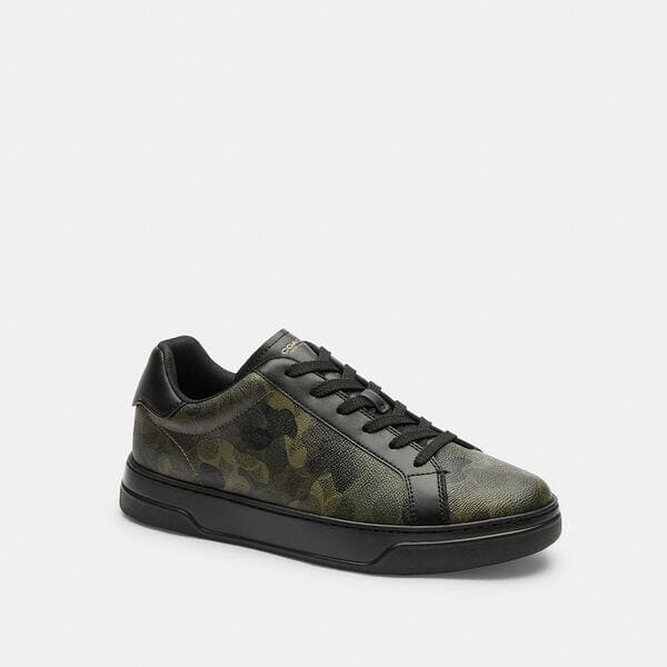 Fashion 4 Coach High Line Sneaker In Signature Camo Print