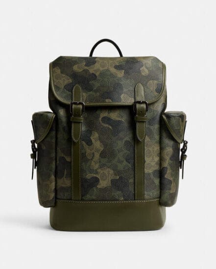 Fashion 4 Coach Hitch Backpack In Signature Camo Print