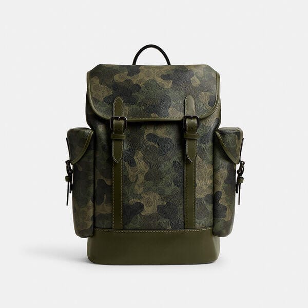 Fashion 4 Coach Hitch Backpack In Signature Camo Print