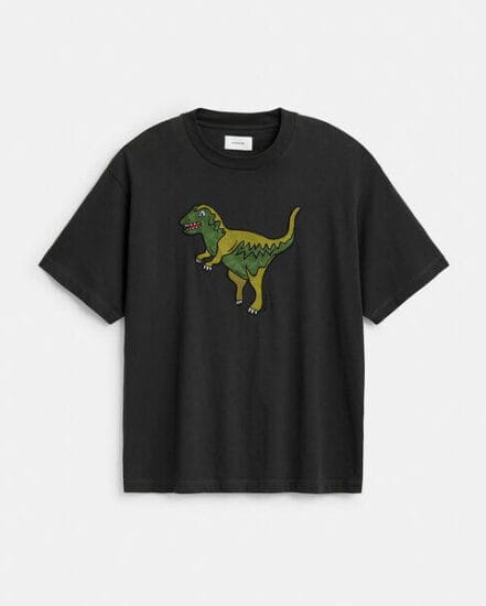 Fashion 4 Coach Rexy Relaxed Fit T-Shirt In Organic Cotton