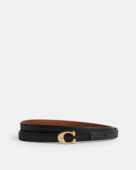 Fashion 4 Coach Sculpted Signature Buckle Reversible Belt