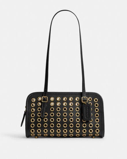 Fashion 4 Coach Swing Zip Bag With Grommets