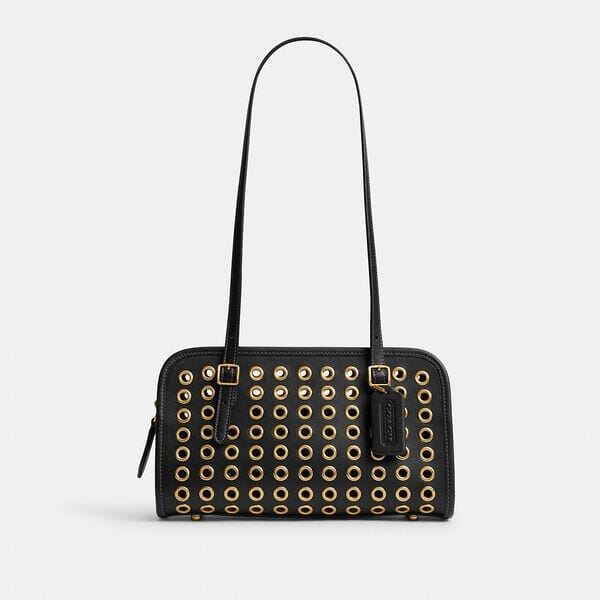 Fashion 4 Coach Swing Zip Bag With Grommets