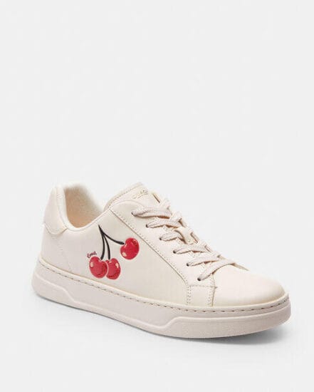 Fashion 4 Coach High Line Sneaker With Cherry Print