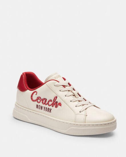 Fashion 4 Coach New Year High Line Sneaker With Coach Snake Script