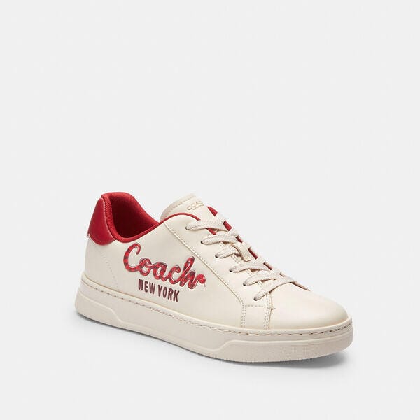 Fashion 4 Coach New Year High Line Sneaker With Coach Snake Script