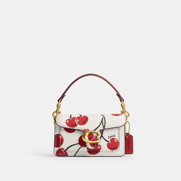 Fashion 4 Coach Tabby Bag 12 With Cherry Print