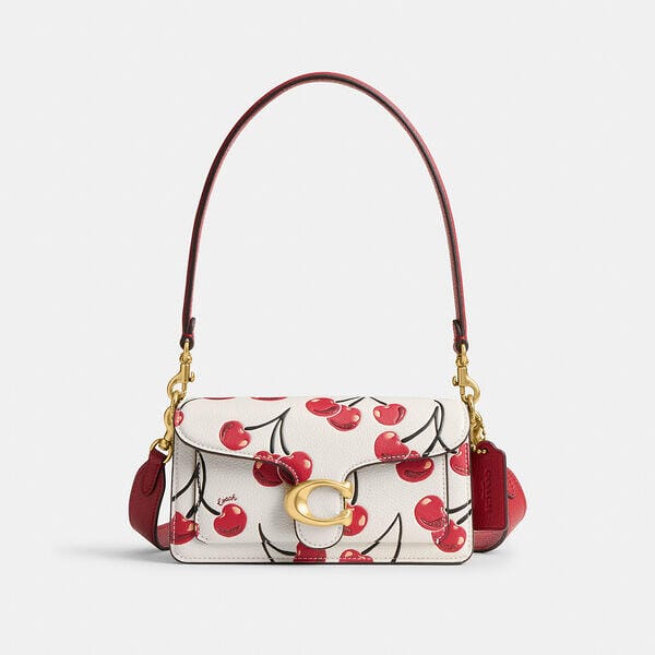 Fashion 4 Coach Tabby Shoulder Bag 20 With Cherry Print