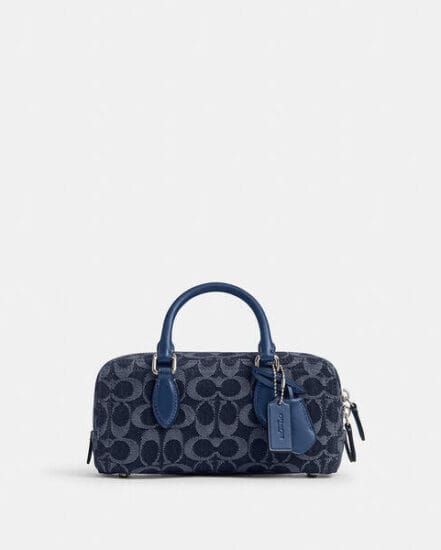 Fashion 4 Coach Bowery Satchel 22 In Signature Denim