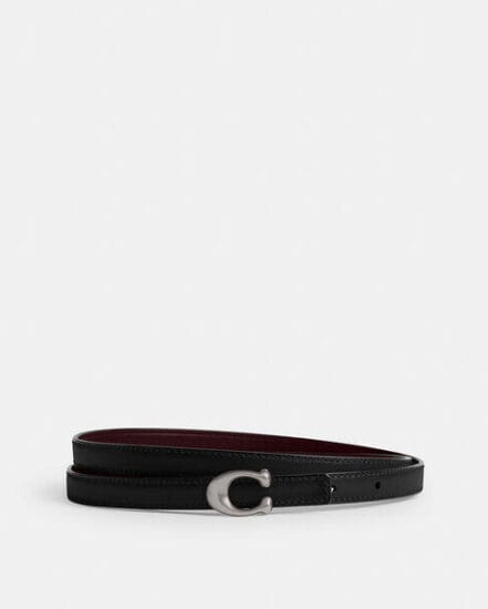 Fashion 4 Coach Sculpted Signature Buckle Reversible Belt