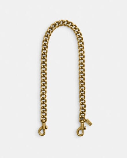 Fashion 4 Coach Short Chunky Curb Chain Strap