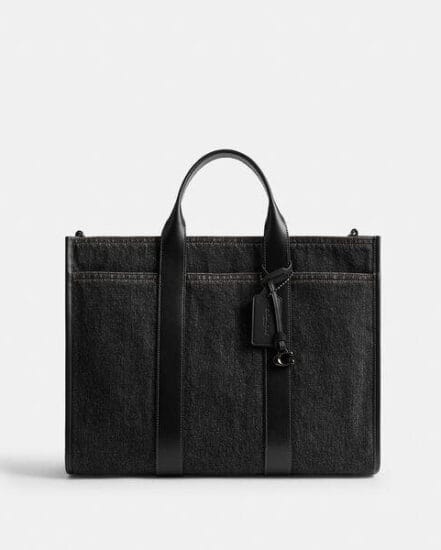Fashion 4 Coach Wesley Tote In Denim
