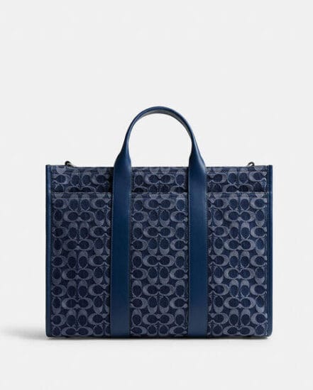 Fashion 4 Coach Wesley Tote In Signature Denim