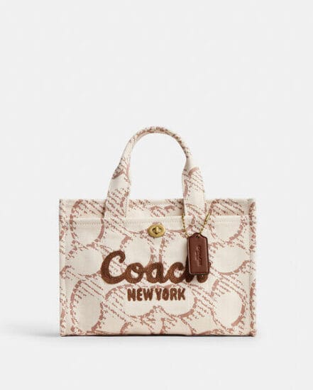 Fashion 4 Coach Cargo Tote Bag 26 With Signature Canvas