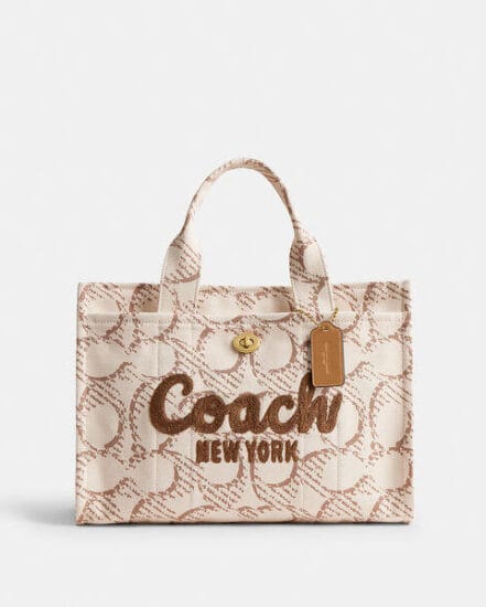 Fashion 4 Coach Cargo Tote Bag With Signature Canvas