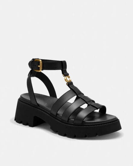 Fashion 4 Coach Sculpted C Platform Fisherman Sandal