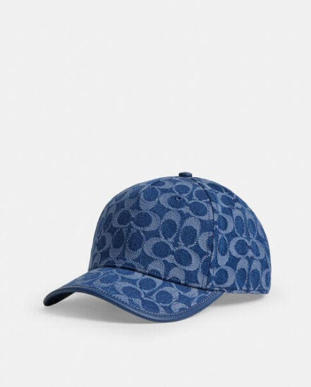 Fashion 4 Coach Signature Denim Baseball Hat