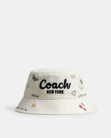 Fashion 4 Coach Sketch Print Bucket Hat