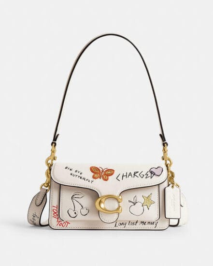 Fashion 4 Coach Tabby Shoulder Bag 20 With Sketch Print