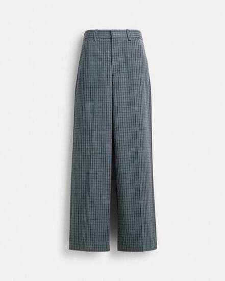 Fashion 4 Coach Wide Leg Patterned Trousers