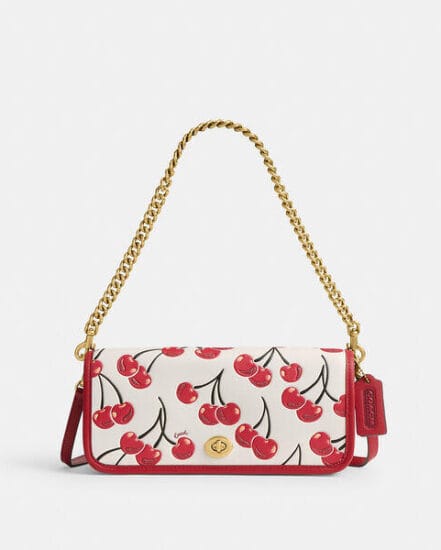 Fashion 4 Coach Dinky Bag With Cherry Print
