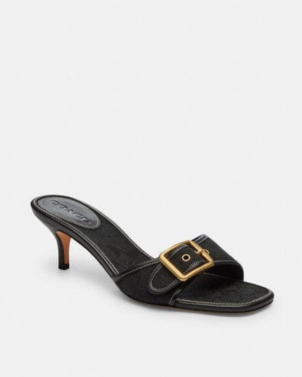 Fashion 4 Coach Margot Sandal In Signature Jacquard