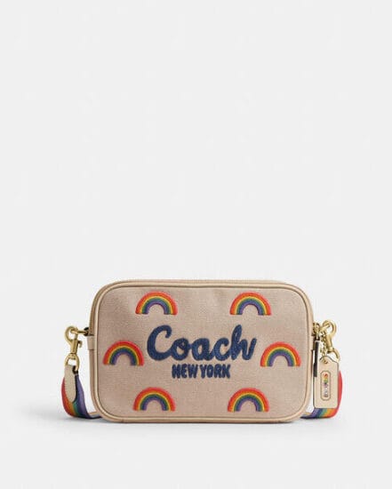 Fashion 4 Coach Theo Camera Bag With Rainbow