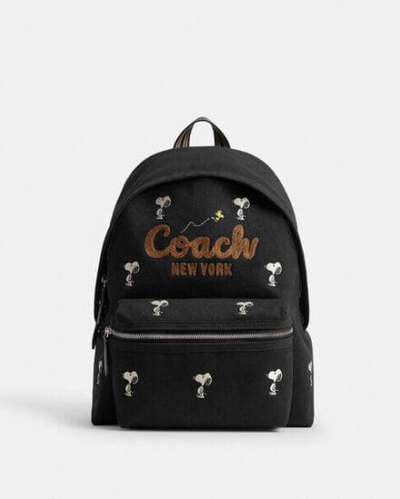 Fashion 4 Coach Coach X Peanuts Snoopy Cargo Backpack