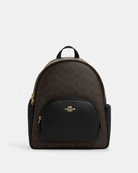 Fashion 4 Coach Court Backpack In Signature Canvas