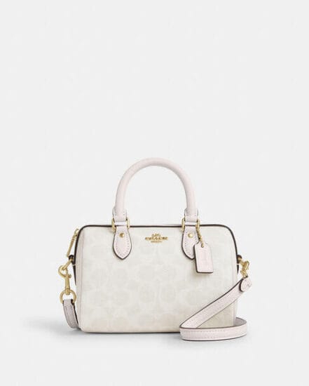 Fashion 4 Coach Mini Rowan Crossbody Bag In Signature Canvas